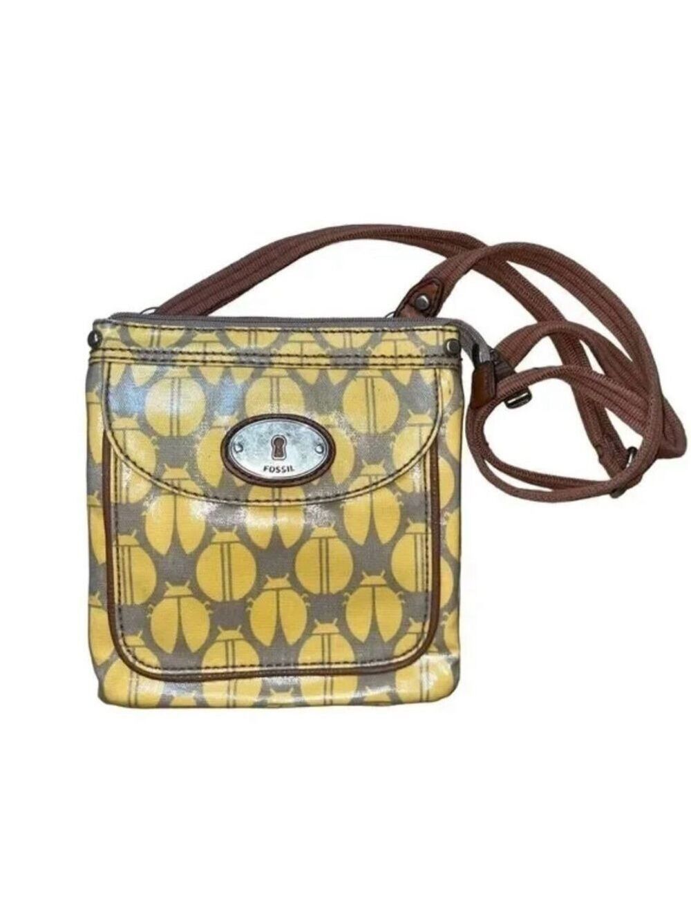 Fossil Key Per Set Tote Crossbody Bag and Wallet Ladybug - Picture 7 of 15